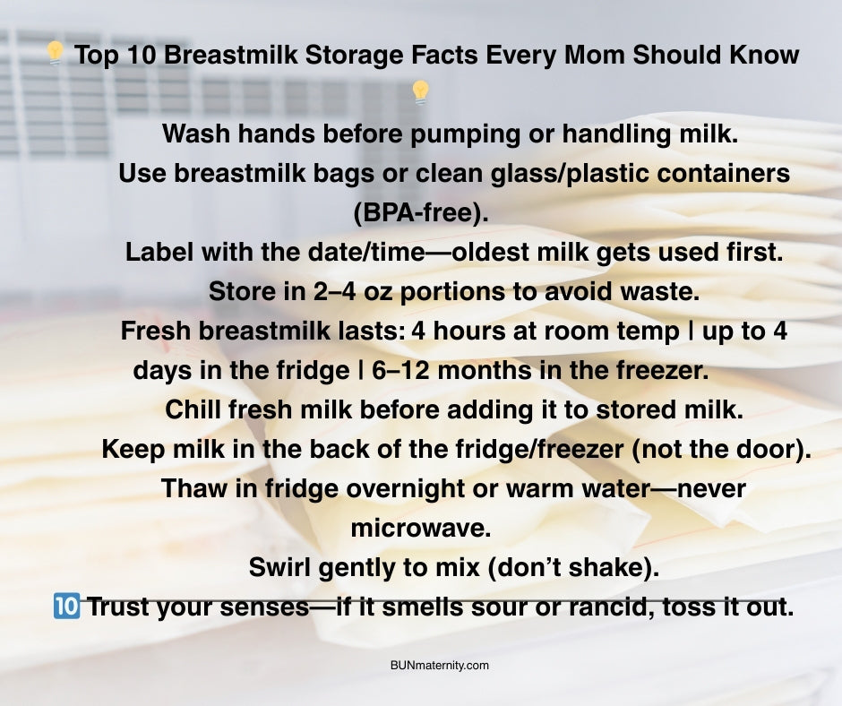Top 10 Breastmilk Storage Tips and Facts Every Mom Should Know