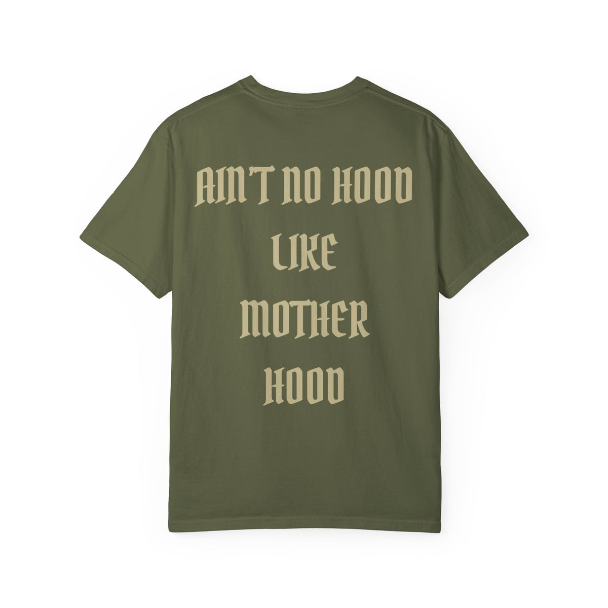 AINT NO HOOD LIKE MOTHERHOOD Garment-Dyed T-shirt - Bun Maternity & Mama