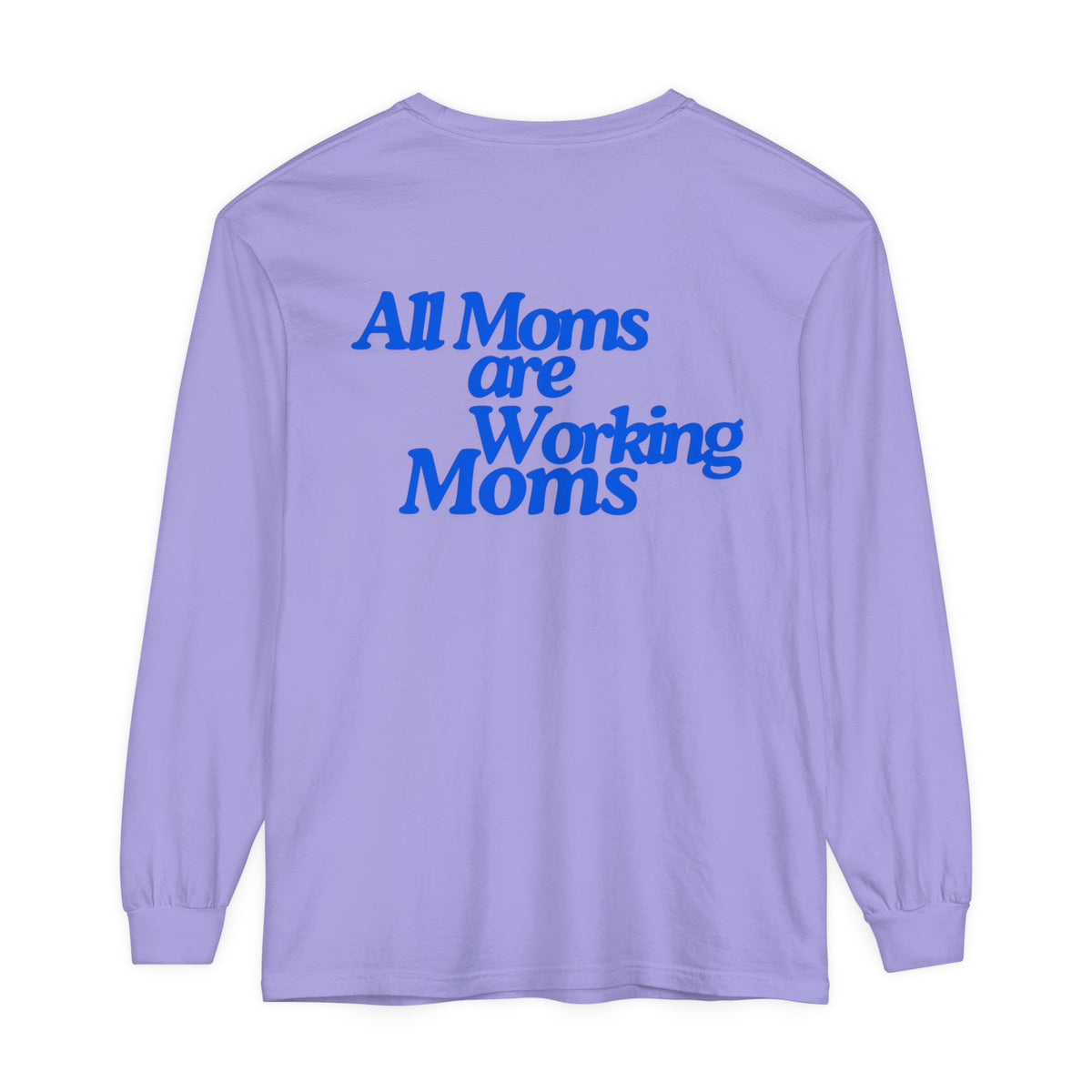 MOM WORK Garment Dyed Long Sleeve T-Shirt - Bun Maternity & Mama