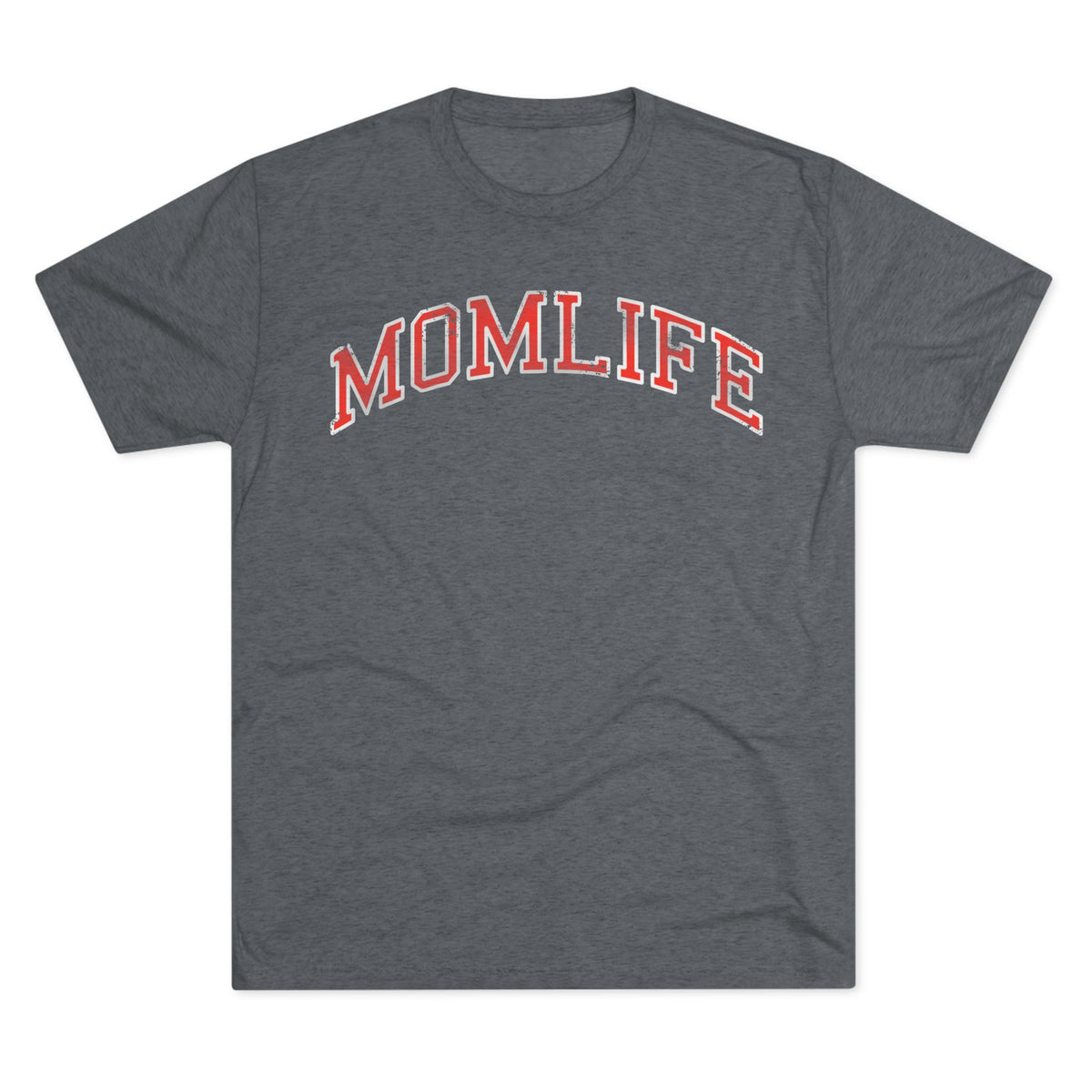RED and WHITE Football Mom Shirt - Bun Maternity & Mama