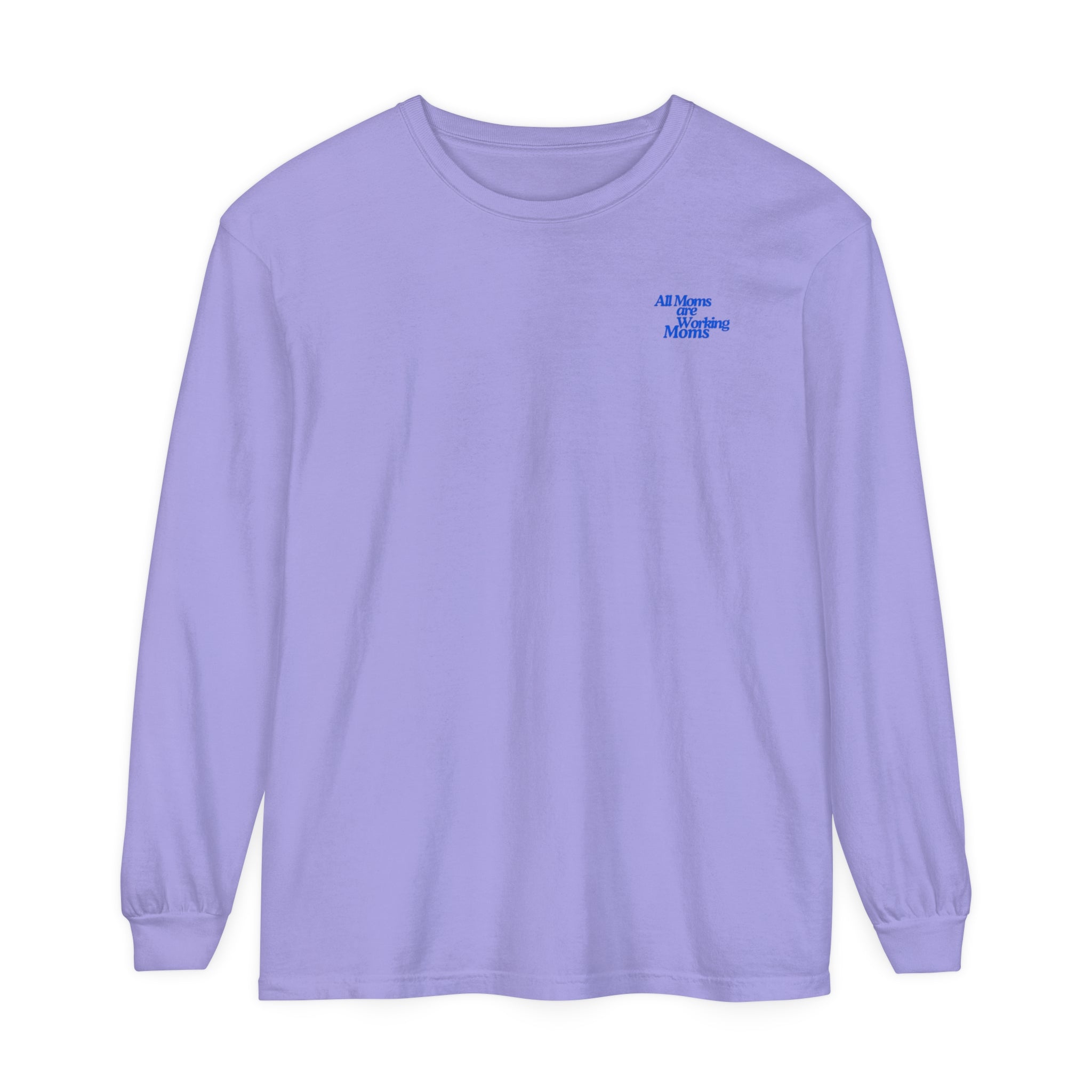 MOM WORK Garment Dyed Long Sleeve T-Shirt – Bun Maternity Nursing