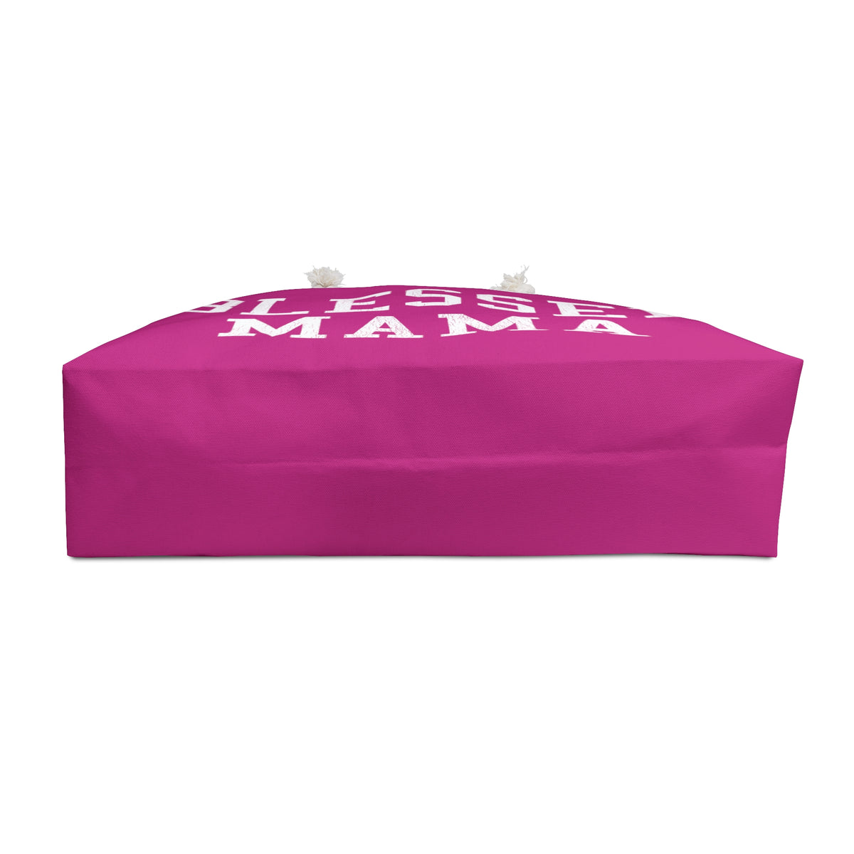 BLESSED Weekender Bag - Bun Maternity & Mama hot pink bottom view