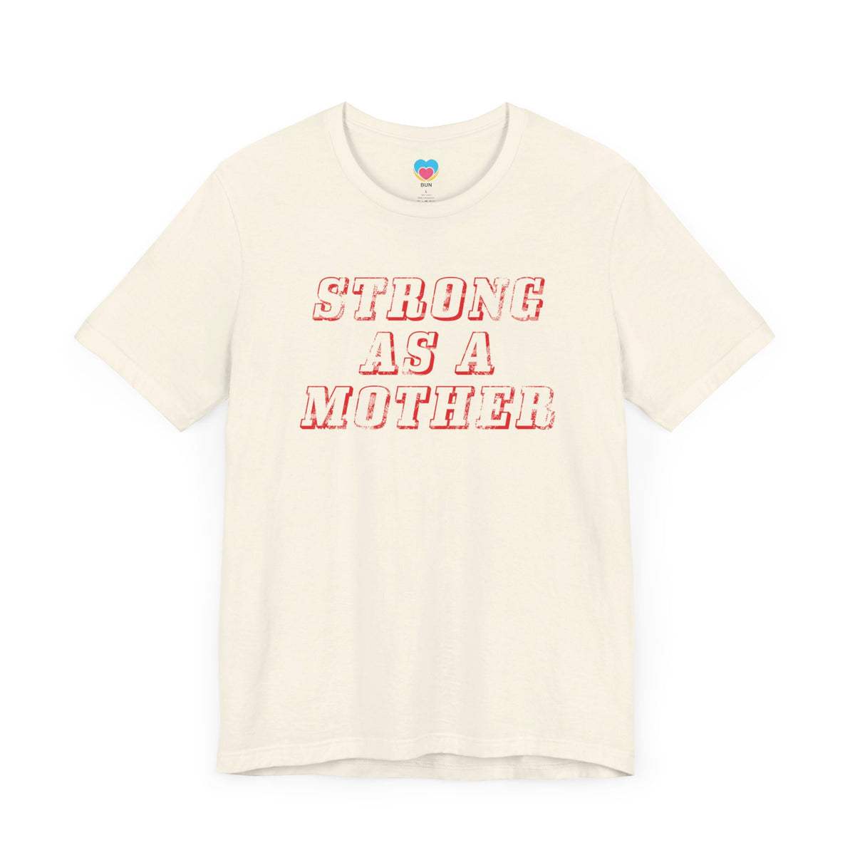 strong as a mother tee shirt ivory - Bun Maternity & Mama