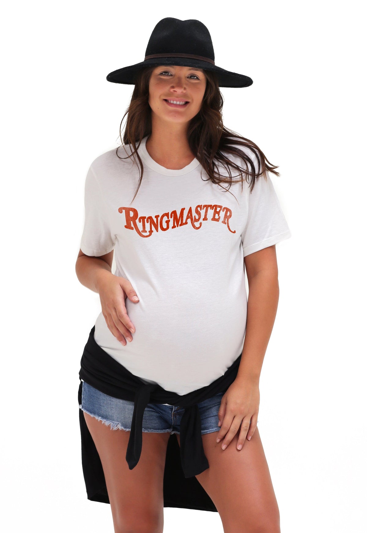 Ringmaster Triblend Graphic Tee Shirt Tee Shirt Bun Maternity Nursing Apparel S ivory 