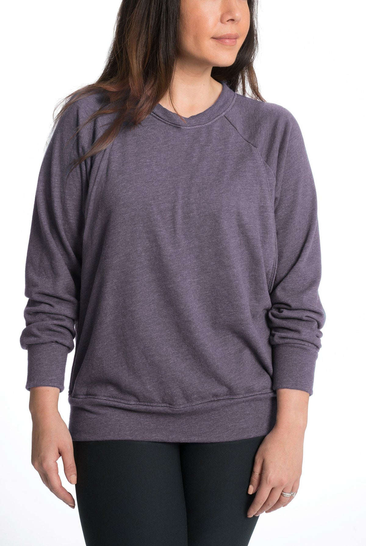Relax Maternity Nursing Pullover - 6 Colors Sweater Bun Maternity Nursing Apparel small 2/4 violet verbena 