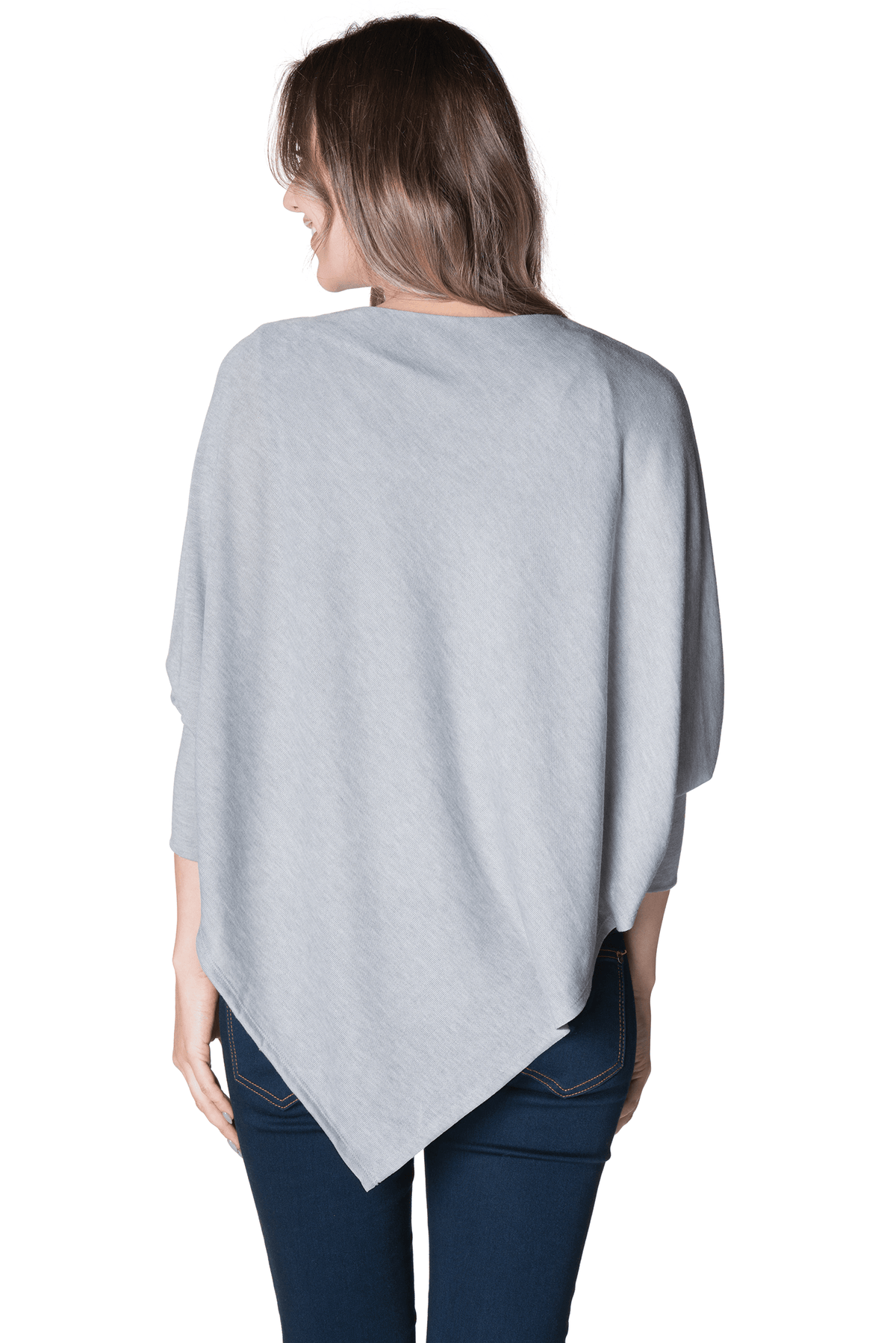 Asymmetrical Maternity Nursing Poncho Poncho Bun Maternity Nursing Apparel 