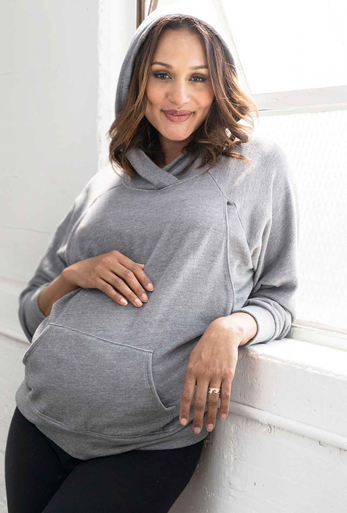 Relax Maternity Nursing Hoodie - 7 Colors Hoodie Bun Maternity Nursing Apparel 