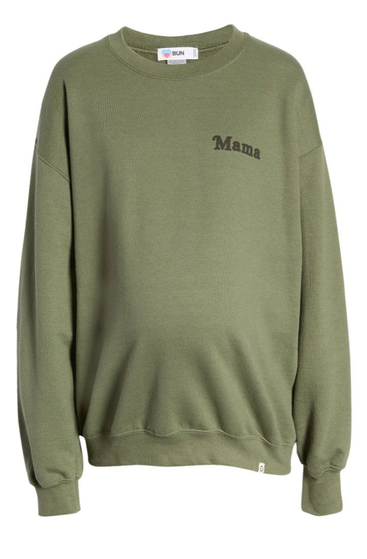 Mama Kickback Pullover Sweater - Bun Maternity & Mama